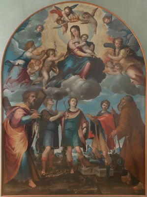 Madonna und Heiligen
