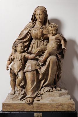 Virgen con el Niño y San Giovannino conocida como Madonna di Piazza