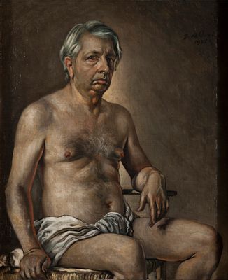 Nude self-portrait