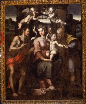 Holy family with St. John the Baptist