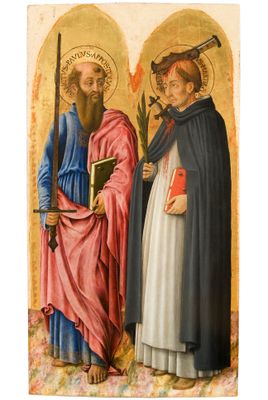 Saint Paul et Saint Pierre Martyr (détail)