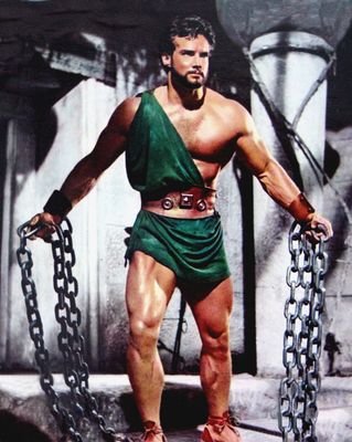 Steve Reeves dans Hercule et la reine de Lydie