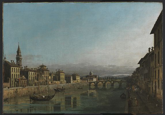 L'Arno vers le Ponte alla Carraia, Florence