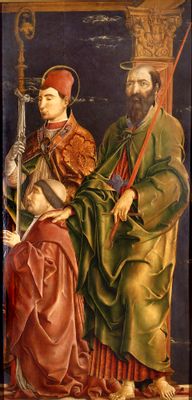 San Maurelio e san Paolo con il cardinale Bartolomeo roverella
