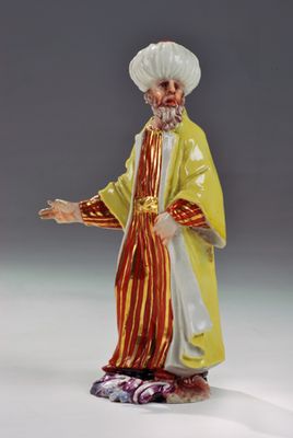 Orientalischer Mann mit hohem Turban