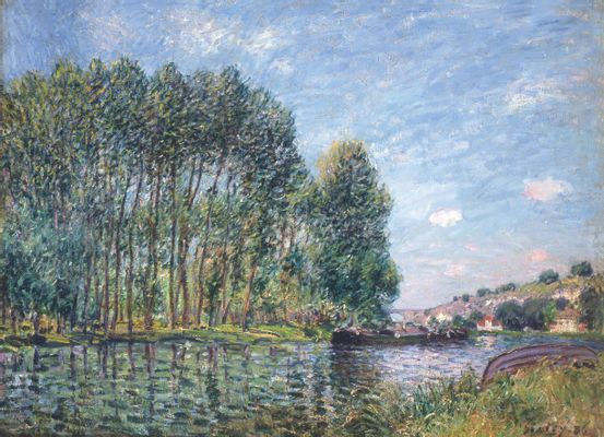 Pasando de Loing a Moret. Primavera