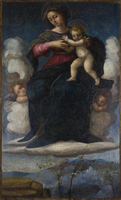 Madonna mit Kind in Herrlichkeit