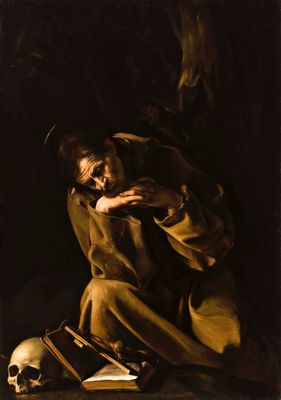 Saint François en méditation