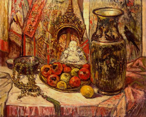 Chinoiserie and fruit