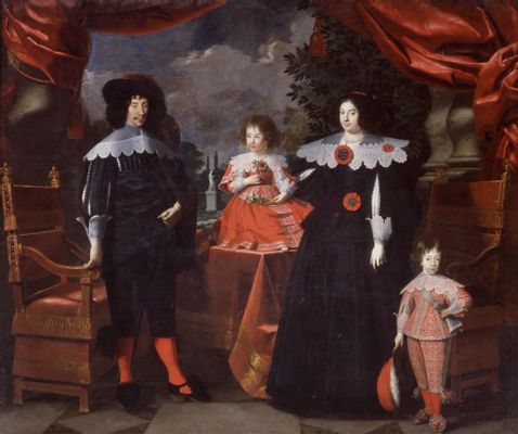 La familia de Francesco I d'Este