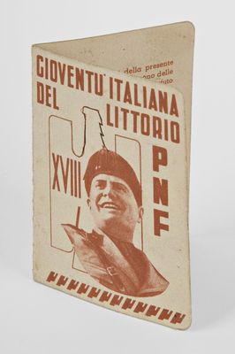 Carnet de miembro de la Juventud Italiana del Littorio