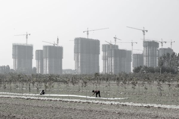 Paysannes au travail à Zhongmu