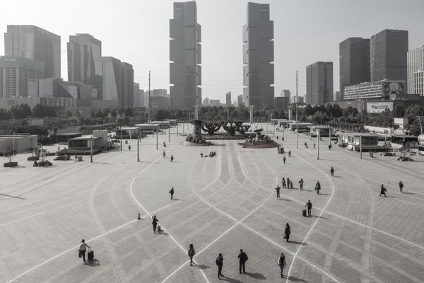 Place de la gare de Zhenghou Est