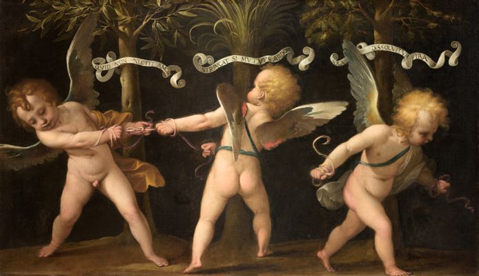 Allegoria con putti alati