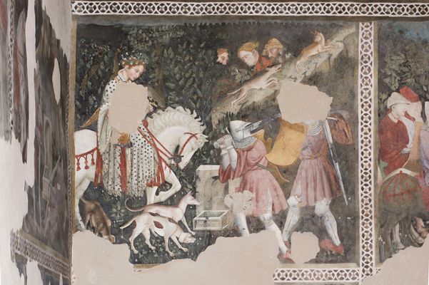 Ciclo de frescos inspirados en la Teseide de Boccaccio