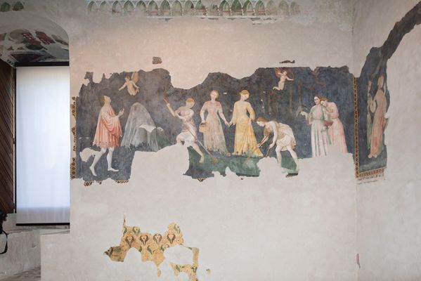 Cycle de fresques inspiré du Teseide de Boccace