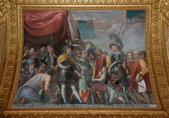 Frescos con Historias del Gran Capitán Consalvo de Córdoba