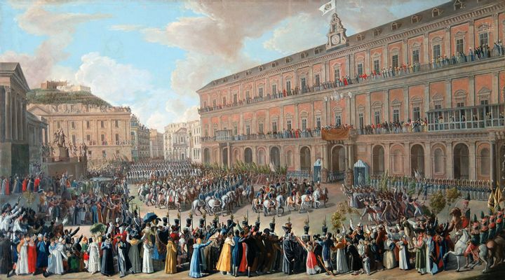 Einzug in Neapel durch Ferdinando I