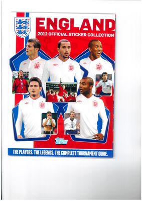 Colección oficial de cromos de Inglaterra 2012