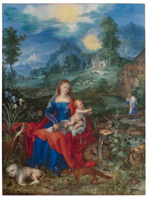 Madonna and Child with animals