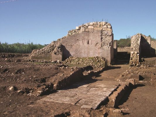 Äußerer Ring des Theaters von Privernum