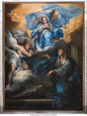 Sant'Anna ofrece a la Virgen niña al Padre Eterno