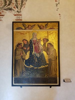 Virgen con el Niño y SS. franciscanos