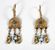 Boucles d'oreilles pendantes doubles