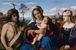 la virgen y el niño entre los santos juan bautista y la magdalena