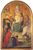 Madonna and Child, St. Stephen, St. John the Baptist et Francesco par Marco Datini présentant les quatre Buonomini (Madonna del Ceppo)