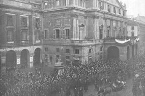 Milán y la Primera Guerra Mundial. Caporetto, La Victoria, Wilson