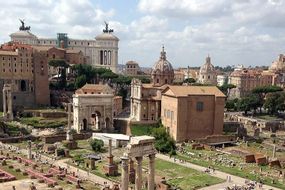 Forum Romanum und Palatin