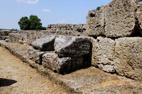 Archäologisches Gebiet der etruskischen Akropolis